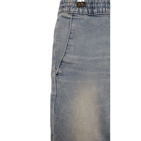 PacSun Mens Ankle Jeans Sz Sm W32x34 Low Rise Stretch Elastic Waist Skinny - Picture 6 of 10